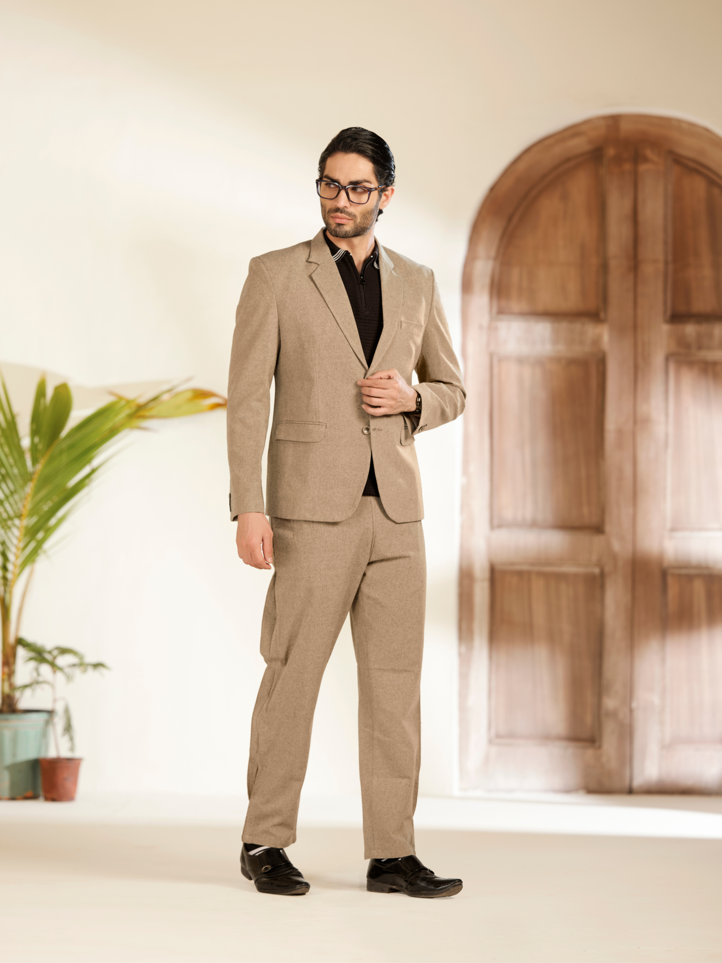 Men’s Cotton Linen Textured Pants – Everyday cotton Trousers