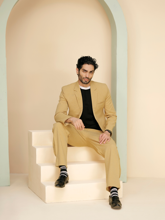 Men’s Cotton Casual Pants – Relaxed Fit Office wear Trousers