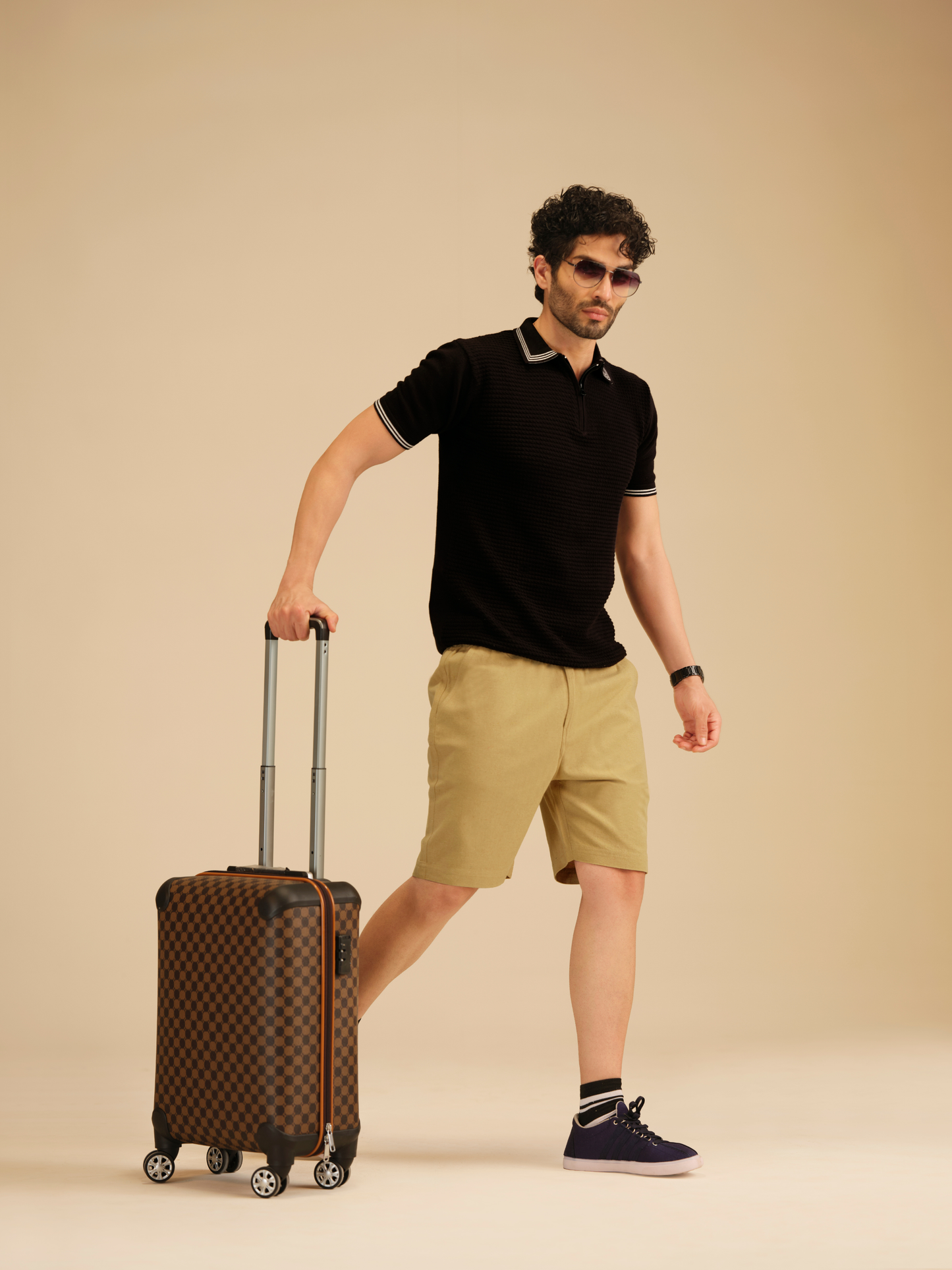 Men’s Cotton Half Pants – Relaxed Fit Drawstring Casual Shorts