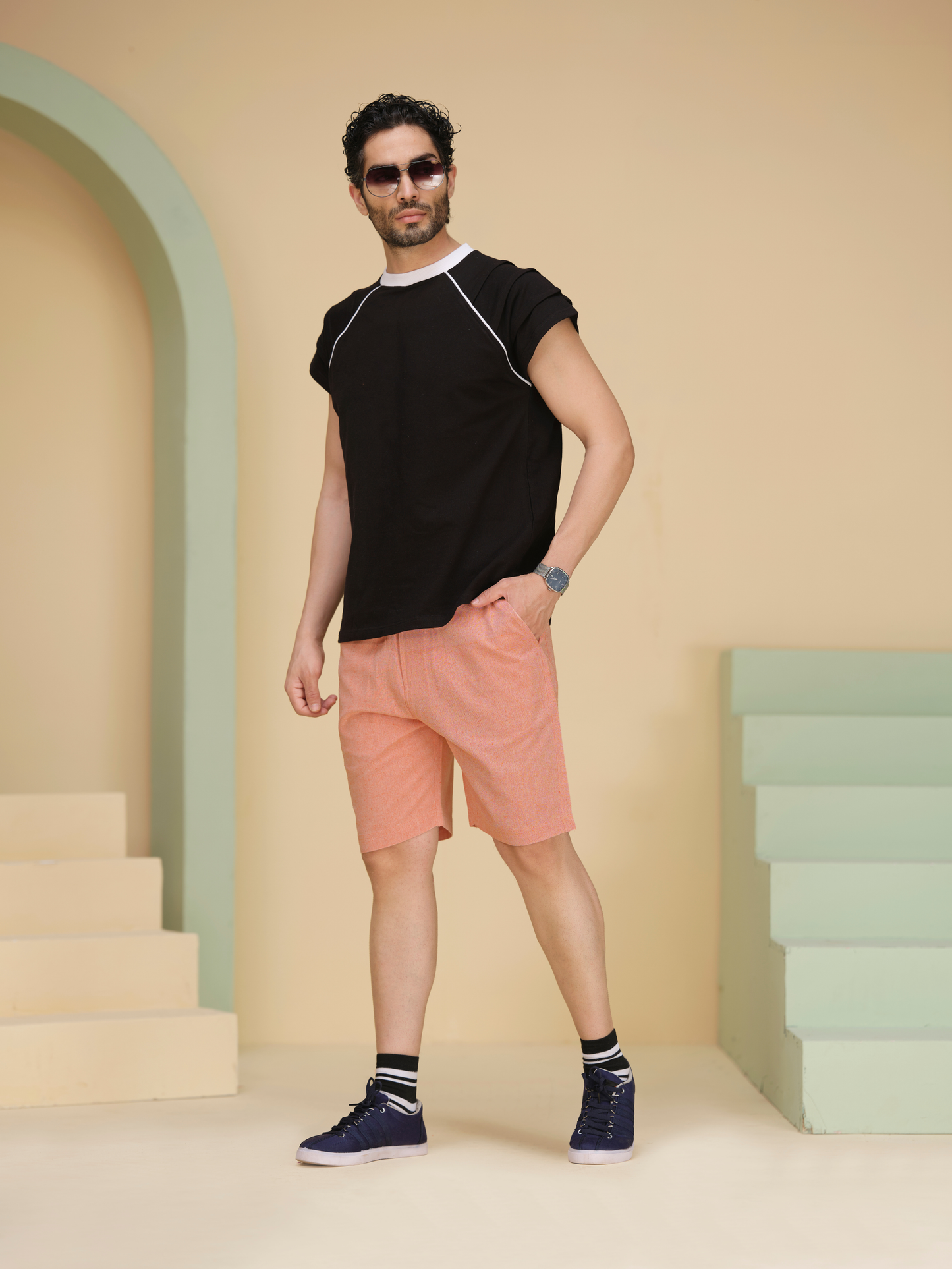 Men’s Cotton Shorts – Relaxed Fit Summer Half Pants