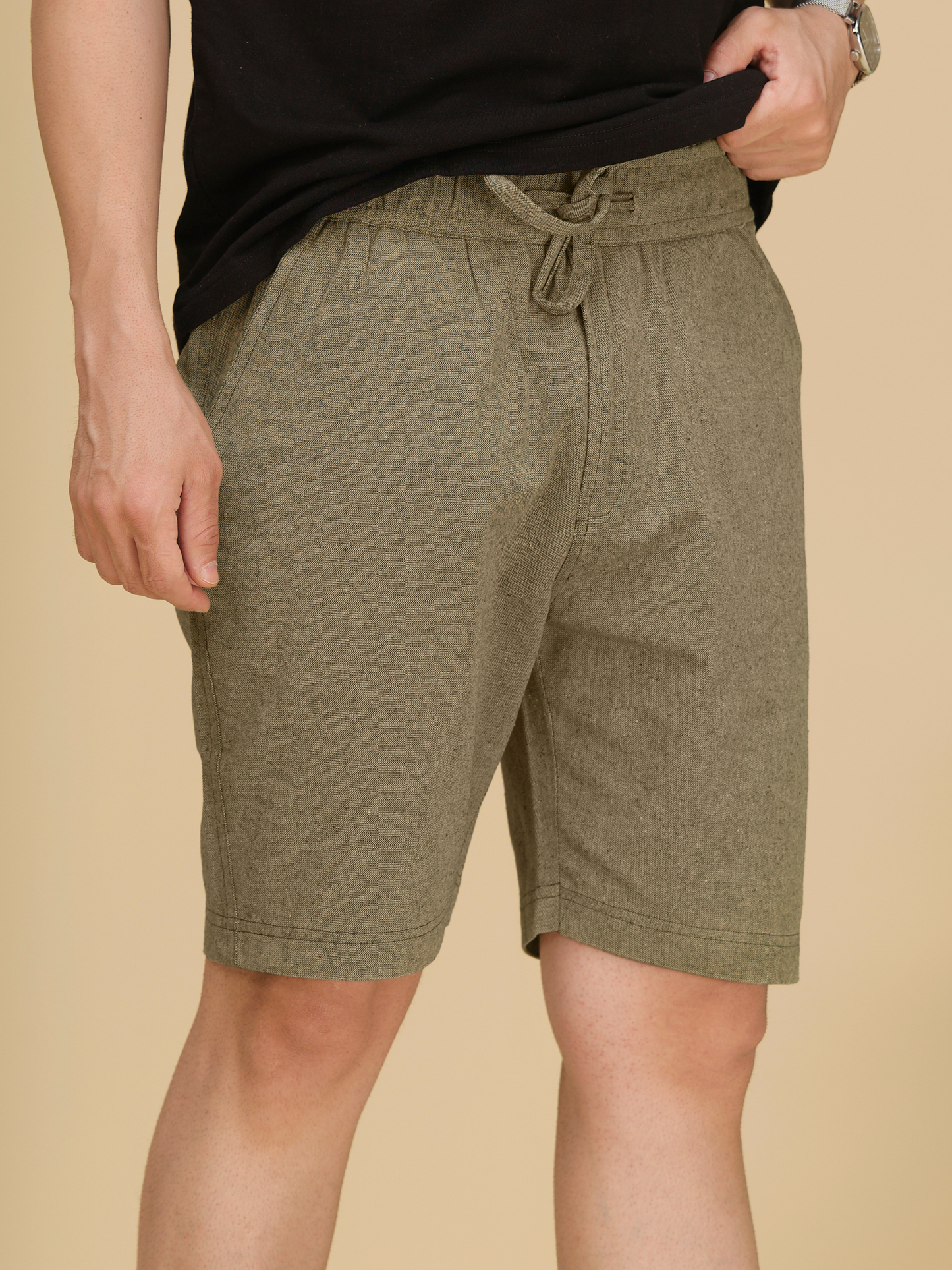 Cotton Half Pants For Men – Breathable Summer Lounge Shorts