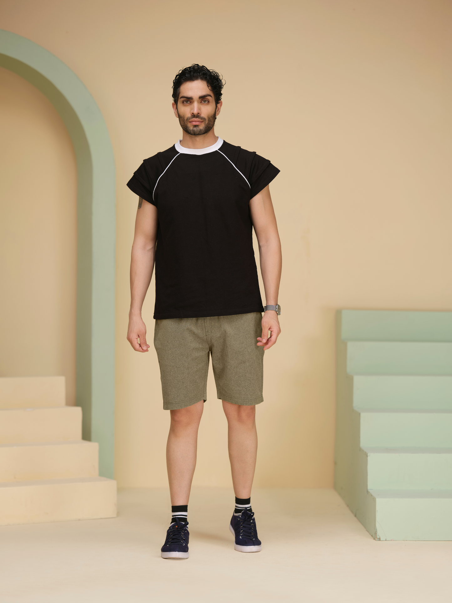 Cotton Half Pants For Men – Breathable Summer Lounge Shorts