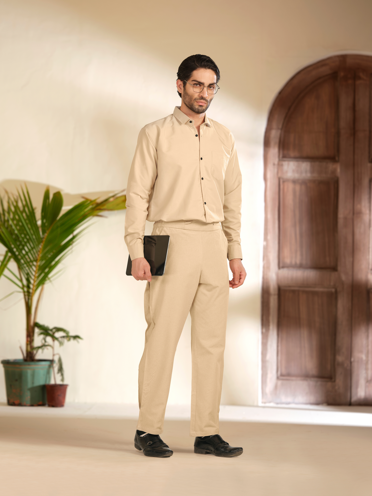 Men’s Relaxed Fit Cotton Pants – Everyday Casual Trousers