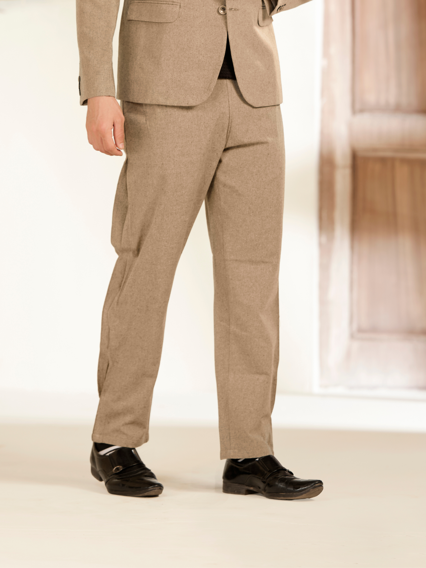 Men’s Cotton Linen Textured Pants – Everyday cotton Trousers