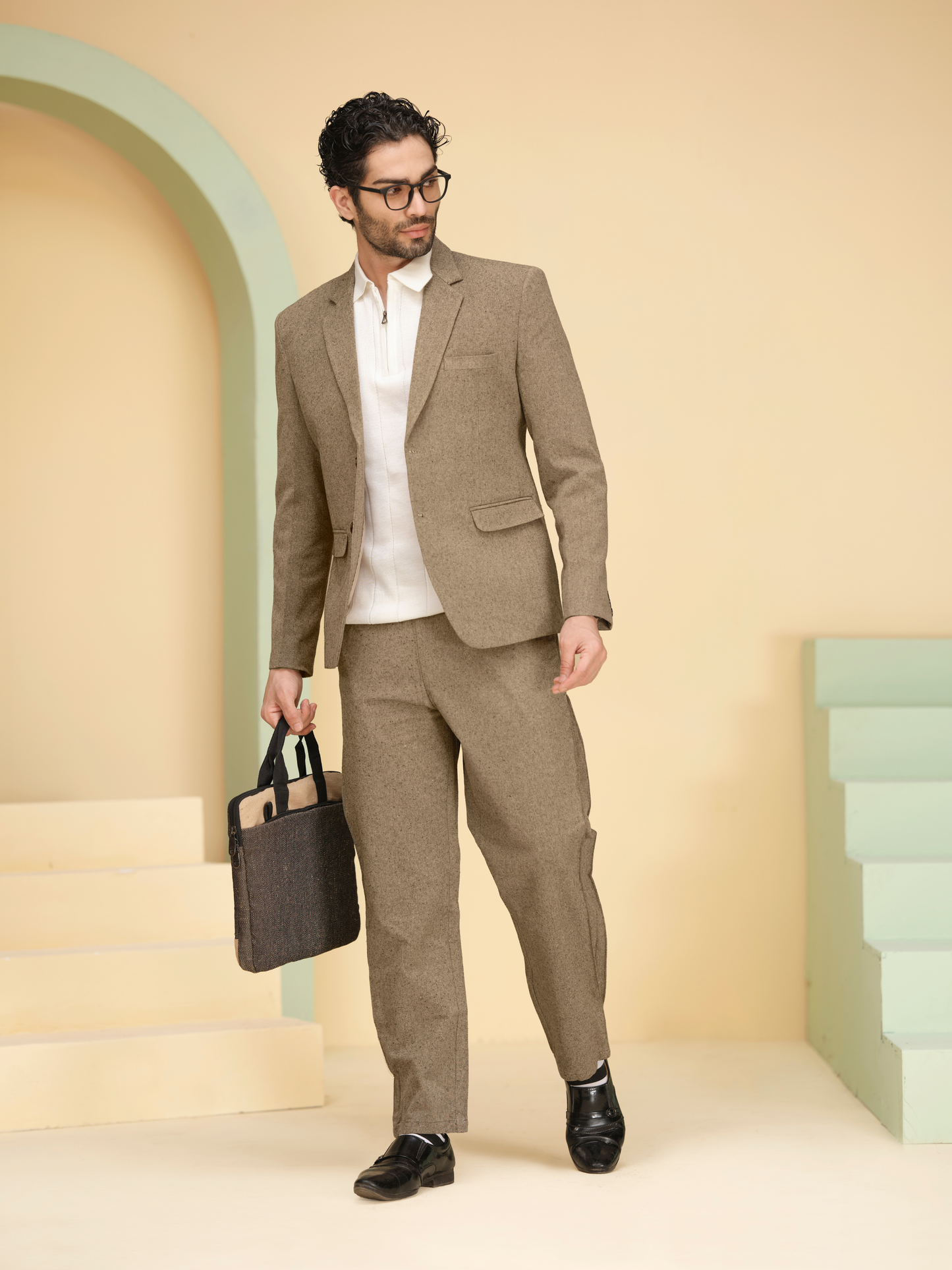 Cotton Casual Pants for Men – Breathable Linen Texture Trousers