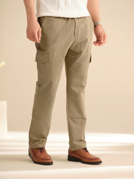 Men’s Cotton Casual Cargo Pants – Lightweight Summer Trousers