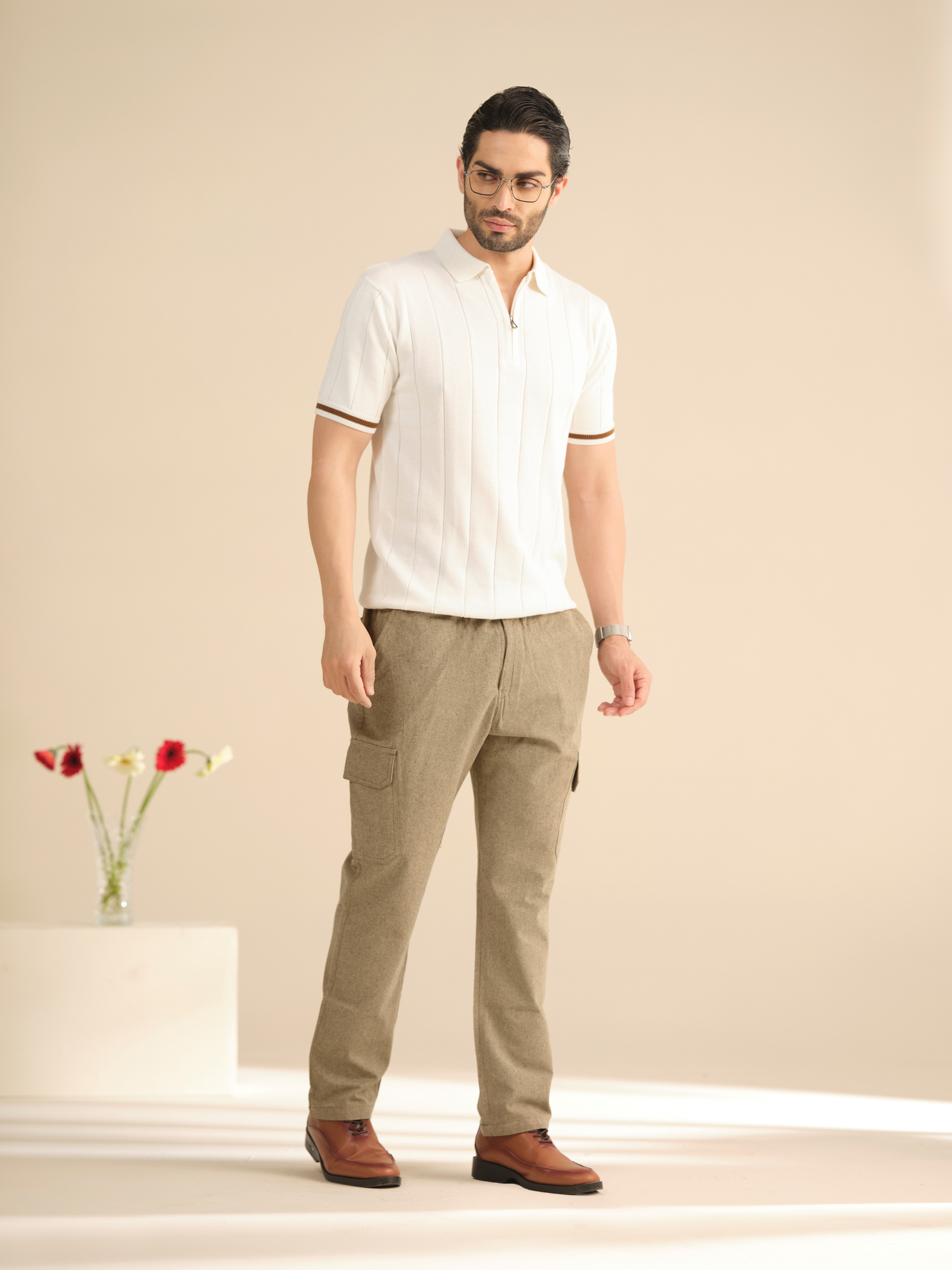 Men’s Cotton Casual Cargo Pants – Lightweight Summer Trousers