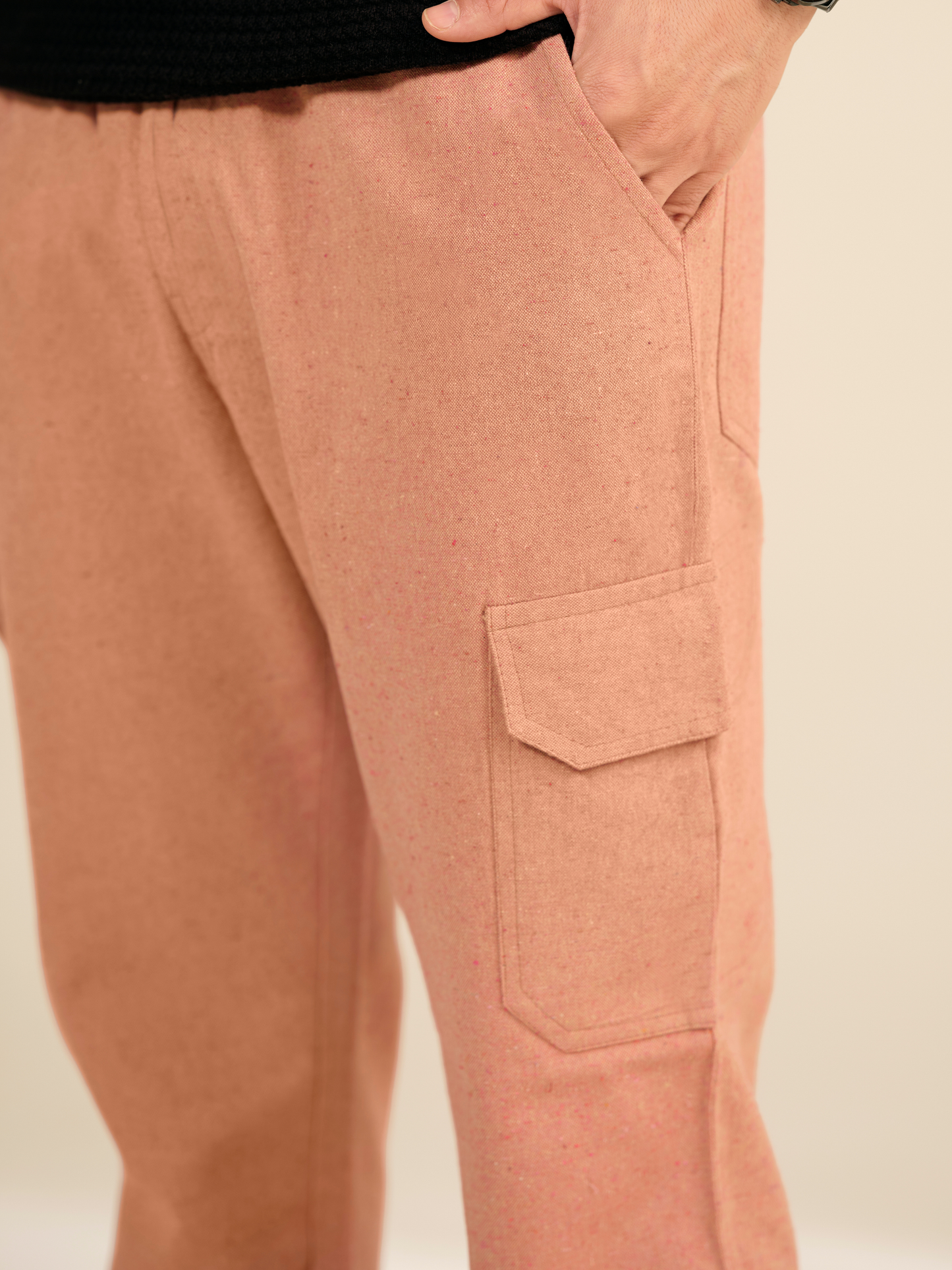 Men’s Cotton Cargo Pants – Relaxed Fit Summer Trousers