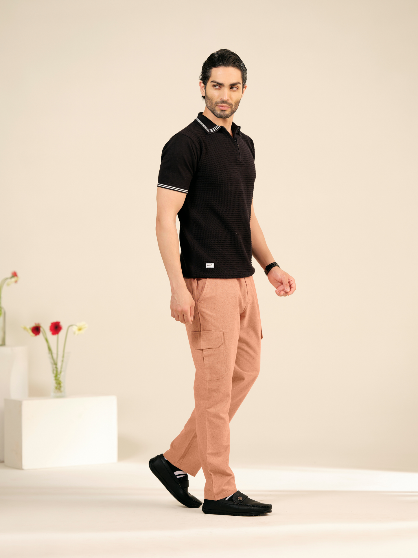 Men’s Cotton Cargo Pants – Relaxed Fit Summer Trousers